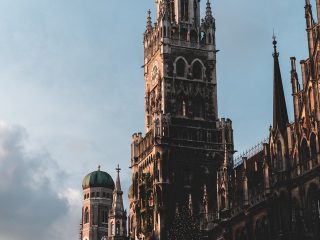 Manifestació a Marienplatz avui dijous a la tarda