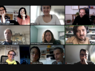 Cafè-tertúlia amb els creadors de "Balandrau: infern glaçat" i "Els dies que vindran" amb socis i amics dels Casals Alemanys