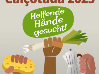 Wir brauchen eure Hilfe, um die 9. Calçotada im Jahr 2025 feiern zu können!
